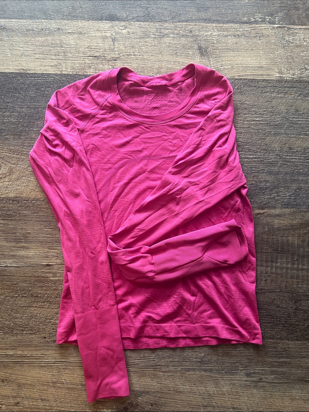 Lululemon Women's Long Sleeve Crewneck Top - Hot Pink